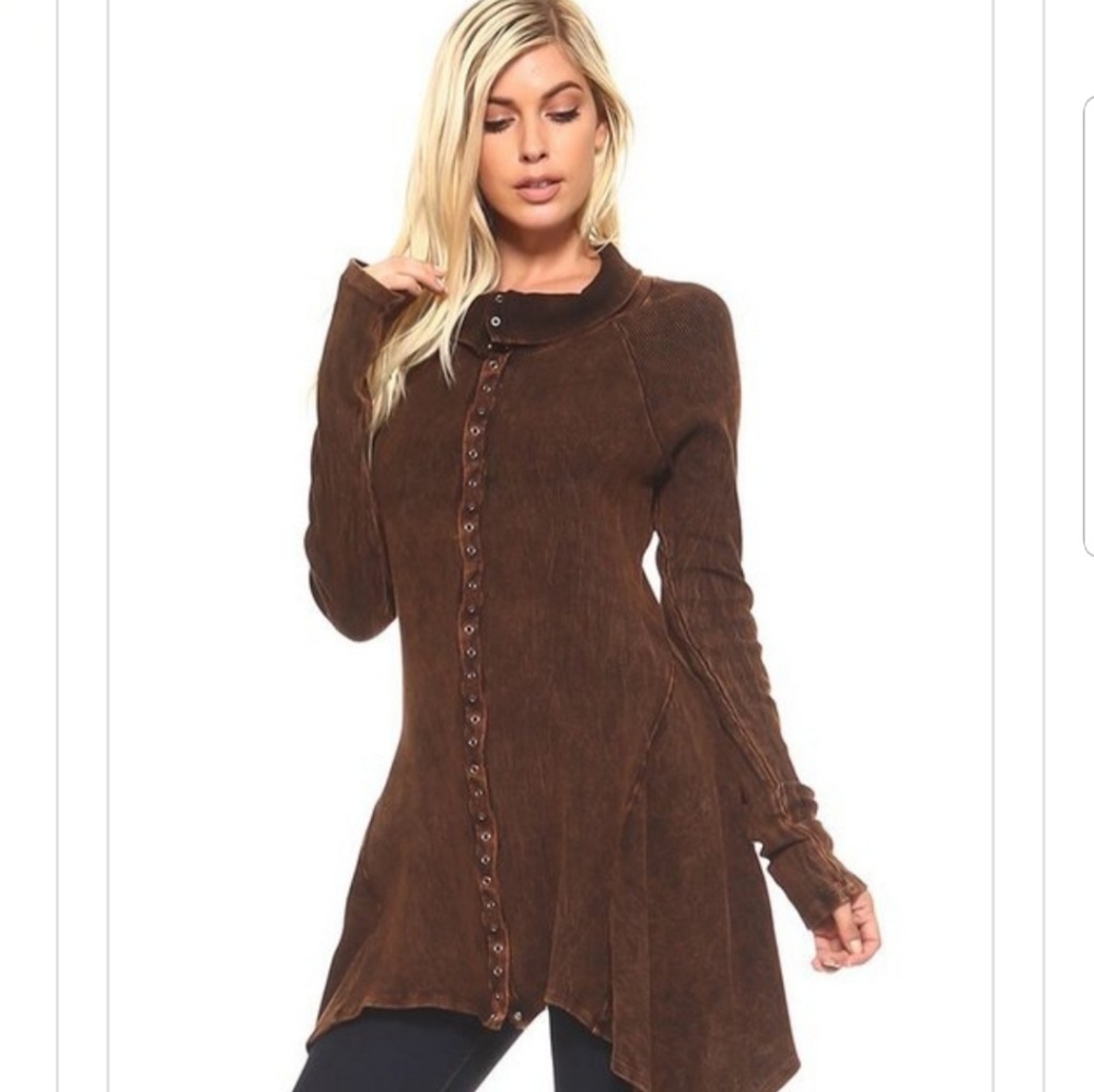 Mineral Dye Washed Tunic - Picture 4 of 5